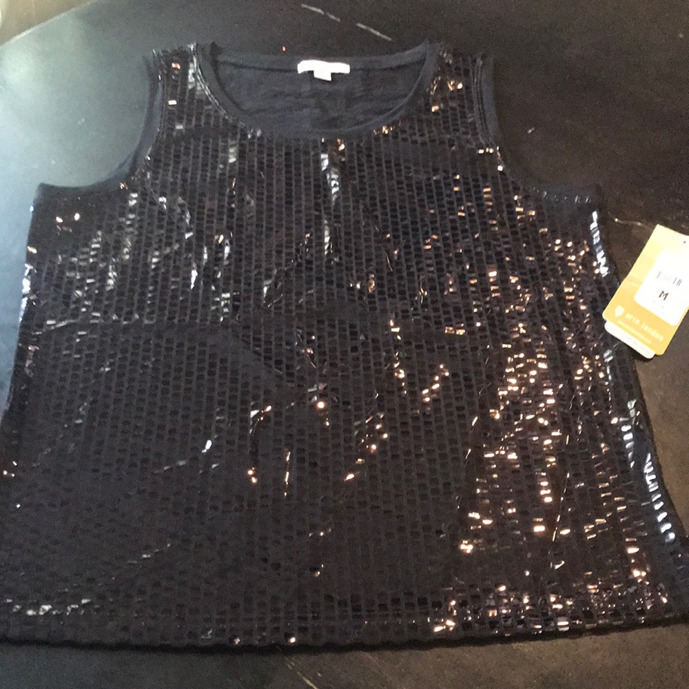 NWT Medium Black Scales Tank Top 🌈 Erm London